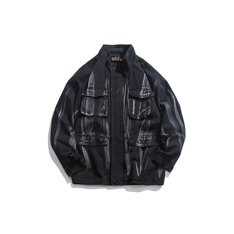 2019 New Style Japanese-style Trend Origional Men's Coat Autumn And Winter Washing Splash-dyeing Stand Collar Workwear Men's Jac
2019 New Style Japanese-style Trend Origional Men's Coat Autumn And Winter Washing Splash-dyeing Stand Collar Workwear Men's Jac