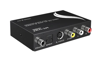 HDMI to AV + S-VIDEO + SPDIF Audio + COXIAL Converter Metal
HDMI to AV + S-VIDEO + SPDIF Audio + COXIAL Converter Metal