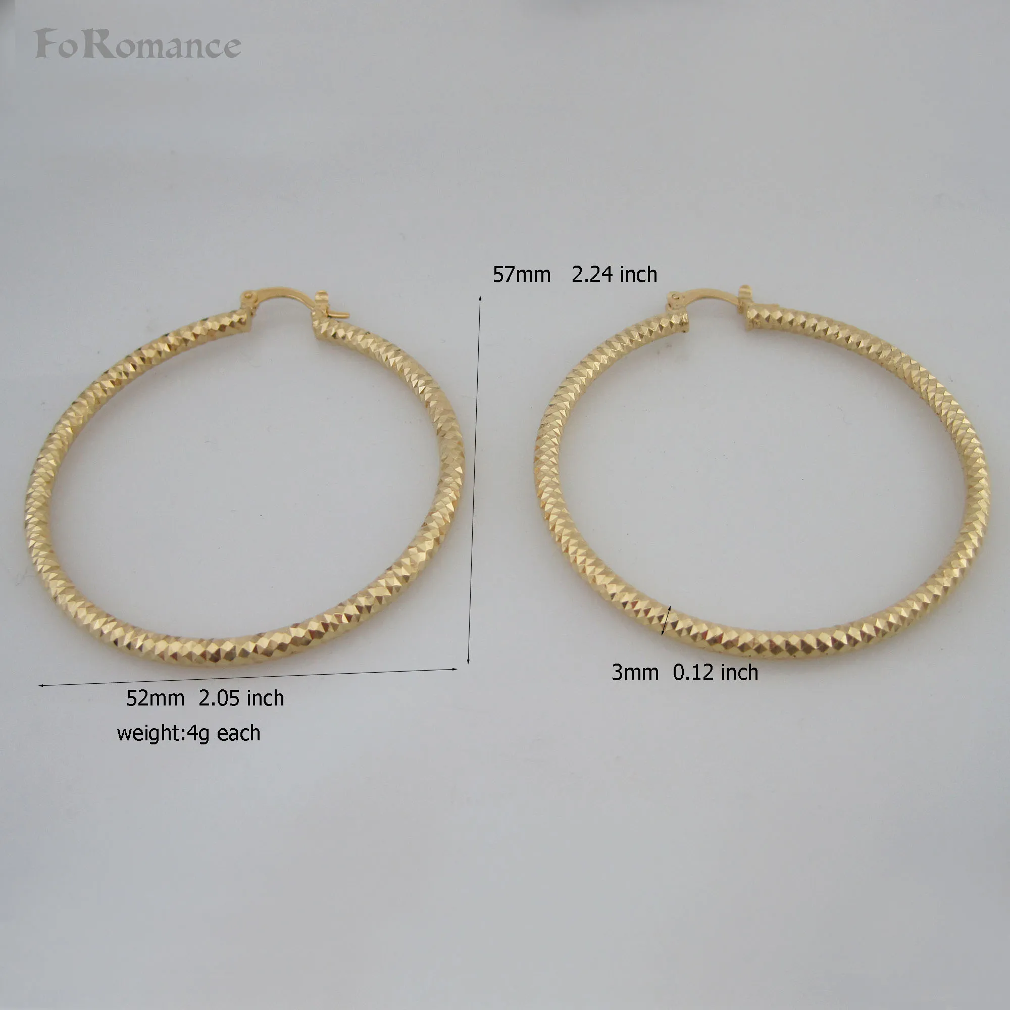 ORDER 10$ SHIP WITH TRACKING SHINNING SPARKLING SURFACE YELLOW GOLD GP ROUND HOOP EARRING 52MM 2.05" BAND WIDTH 3MM 0.12 INCH
ORDER 10$ SHIP WITH TRACKING SHINNING SPARKLING SURFACE YELLOW GOLD GP ROUND HOOP EARRING 52MM 2.05" BAND WIDTH 3MM 0.12 INCH