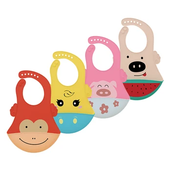 Waterproof Soft Silicone Bibs Food Grade Silicone Soft Adjustable Bib Cartoon Wing Style Bib Feeding Smock Infant Burp Cloths
Waterproof Soft Silicone Bibs Food Grade Silicone Soft Adjustable Bib Cartoon Wing Style Bib Feeding Smock Infant Burp Cloths