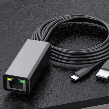 Ethernet Adapter 1m Micro USB2.0 to RJ45 10/100 Mbps USB Network Card Ethernet Adapter for Fire TV Stick
Ethernet Adapter 1m Micro USB2.0 to RJ45 10/100 Mbps USB Network Card Ethernet Adapter for Fire TV Stick
