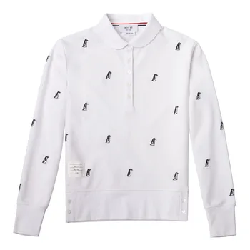 2020 Fashion TB THOM Brand T-Shirt Men Women Slim Long Sleeve Casual Clothing Penguin Embroidery Turn-Down Collar Cotton Shirts
2020 Fashion TB THOM Brand T-Shirt Men Women Slim Long Sleeve Casual Clothing Penguin Embroidery Turn-Down Collar Cotton Shirts