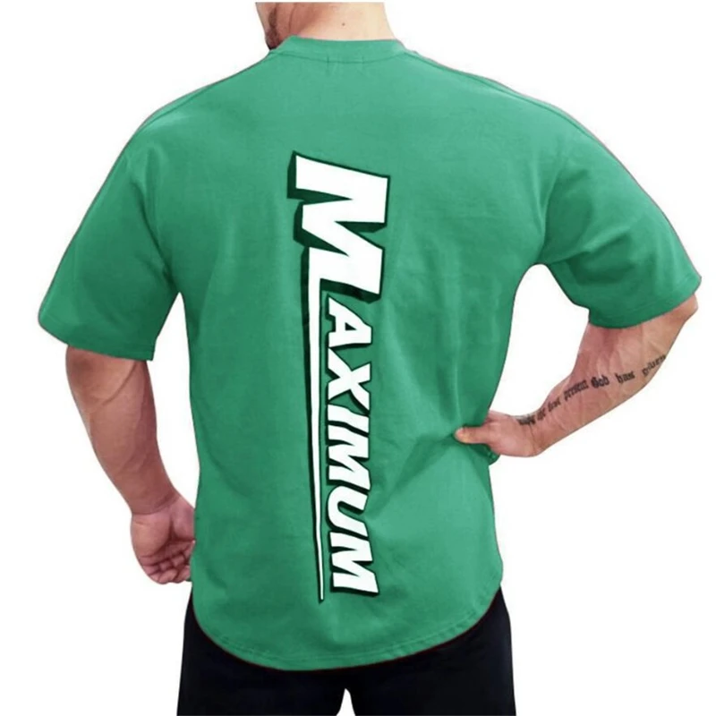 Men Gym Fitness T shirt Men Casual Loose Short sleeve T-shirt Summer Cotton Printed Tee shirt Tops Male Workout Training Apparel
Men Gym Fitness T shirt Men Casual Loose Short sleeve T-shirt Summer Cotton Printed Tee shirt Tops Male Workout Training Apparel