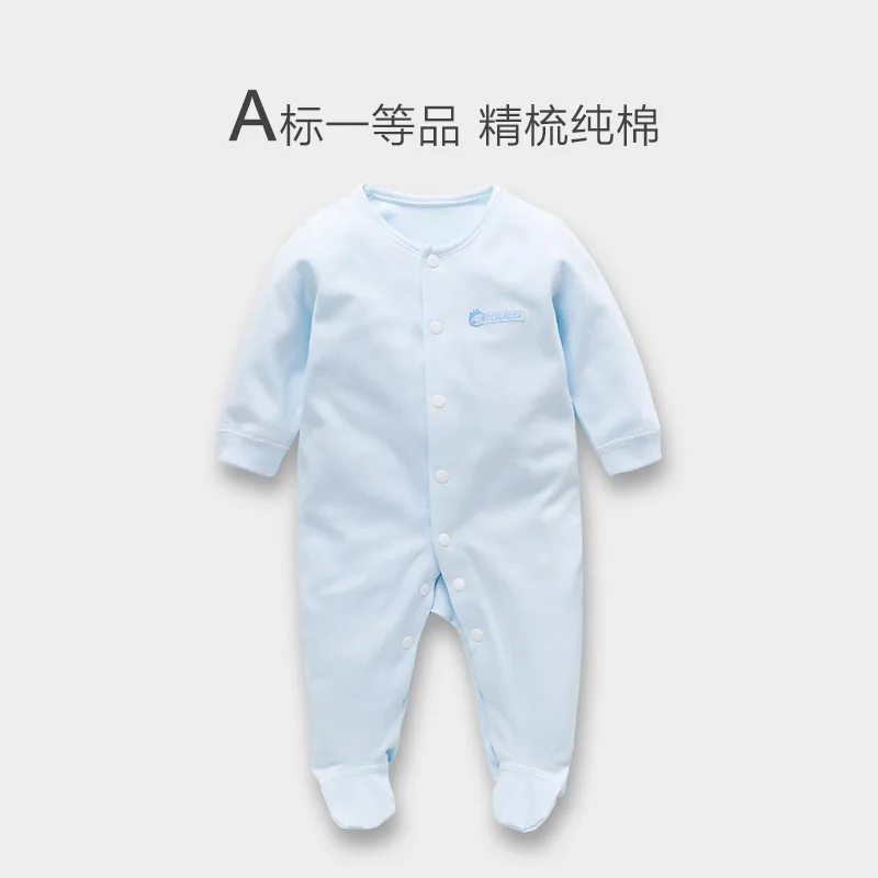 Wei joywe Spring And Autumn Pure Cotton Even Foot Romper Autumn Clothing New Style Infant Baby 0-3 Month Onesie
Wei joywe Spring And Autumn Pure Cotton Even Foot Romper Autumn Clothing New Style Infant Baby 0-3 Month Onesie
