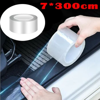 7*300cm Car Door Plate Sticker Anti Scratch Bumper Strip Protector Sill Scuff Cover Transparent Car Door Plate Sticker
7*300cm Car Door Plate Sticker Anti Scratch Bumper Strip Protector Sill Scuff Cover Transparent Car Door Plate Sticker