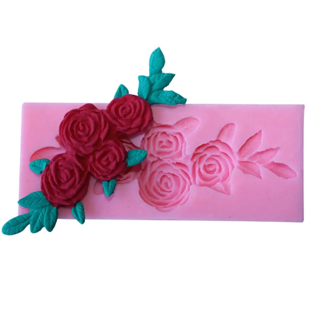 Small Rose Shape Silicone Mold Fondant Chocolate Soap Moulds Candy Cake Molds Embossed Sugar Arts Flower DIY Wedding Decoration
Small Rose Shape Silicone Mold Fondant Chocolate Soap Moulds Candy Cake Molds Embossed Sugar Arts Flower DIY Wedding Decoration