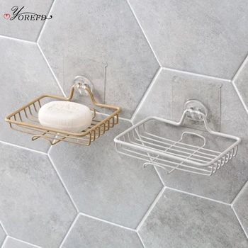 OYOREFD Wall Mounted Metal Soap Holder With Hook Bathroom Drain Soap Dish Strong Self-adhesive Soap Box Bathroom Accessories
OYOREFD Wall Mounted Metal Soap Holder With Hook Bathroom Drain Soap Dish Strong Self-adhesive Soap Box Bathroom Accessories