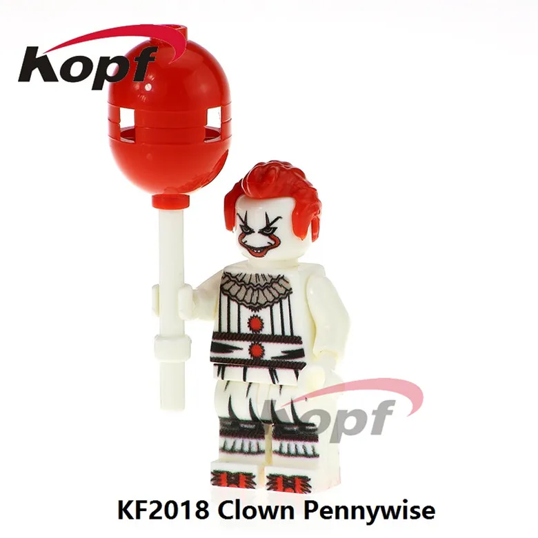 20Pcs KF2018 Building Blocks Super Heroes The Clown Pennywise Redux Joker With Balloon Dolls Model Bricks Toys for children
20Pcs KF2018 Building Blocks Super Heroes The Clown Pennywise Redux Joker With Balloon Dolls Model Bricks Toys for children