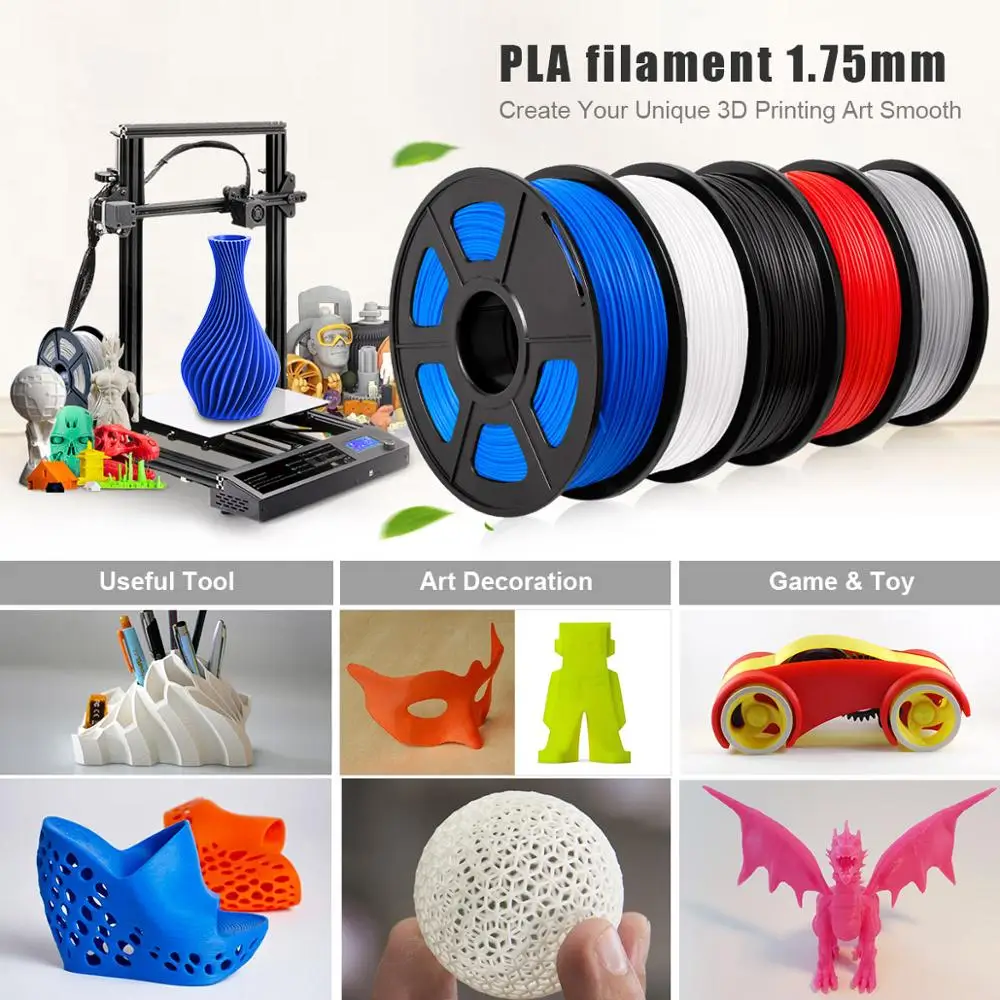 3D PLA нить 1 кг/катушка 75 мм нити для принтера FDM ручки расходные