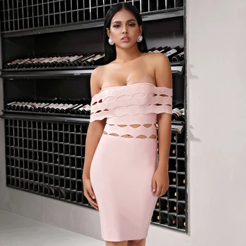 DressBird 2020 New Summer Off Shoulder Women Bandage Dress Sexy Hollow Out Short Sleeve Club Celebrity Evening Party Dress
DressBird 2020 New Summer Off Shoulder Women Bandage Dress Sexy Hollow Out Short Sleeve Club Celebrity Evening Party Dress