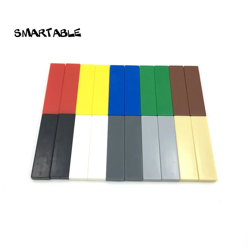 Smartable Tile 1x4 with Groove Flat Studs Building Blocks MOC Part Creative Toy For Kids Compatible Major Brands 2431 160pcs/lot
Smartable Tile 1x4 with Groove Flat Studs Building Blocks MOC Part Creative Toy For Kids Compatible Major Brands 2431 160pcs/lot