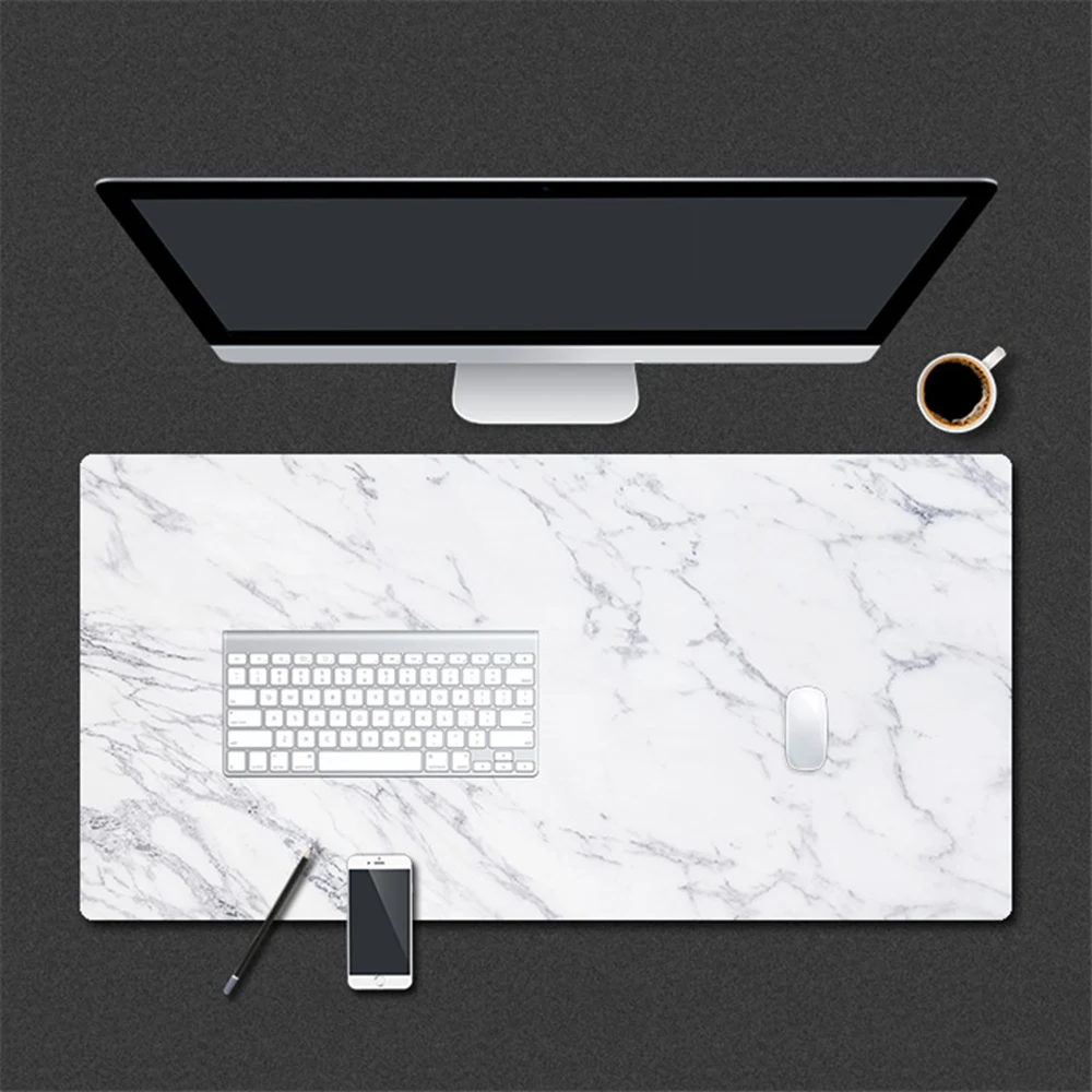 1 PC 800*300mm Large Gaming Mouse Pad Marble Grain PU Leather Computer Notebook Mousepad Mat Desk Keyboard for Dota LOL CSGO
1 PC 800*300mm Large Gaming Mouse Pad Marble Grain PU Leather Computer Notebook Mousepad Mat Desk Keyboard for Dota LOL CSGO