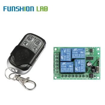FUNSHION DC 12V 10A 4 CH RF Relay Remote Control Switch RF Wireless Remote Control Switch 433.92MHz Toggle /Latched /Momentary
FUNSHION DC 12V 10A 4 CH RF Relay Remote Control Switch RF Wireless Remote Control Switch 433.92MHz Toggle /Latched /Momentary