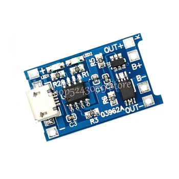 10Pcs Micro USB 5V 1A 18650 TP4056 Lithium Battery Charger Module Charging Board With Protection Dual Functions 1A Li-ion
10Pcs Micro USB 5V 1A 18650 TP4056 Lithium Battery Charger Module Charging Board With Protection Dual Functions 1A Li-ion
