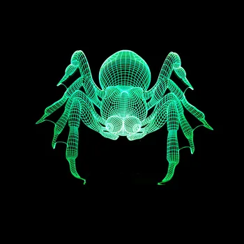 7 Colors Changing 3D Modelling Spider Led Night Light Touch Button Usb Baby Living Room Sleep Luminaria Container Vase Desk Lamp
7 Colors Changing 3D Modelling Spider Led Night Light Touch Button Usb Baby Living Room Sleep Luminaria Container Vase Desk Lamp