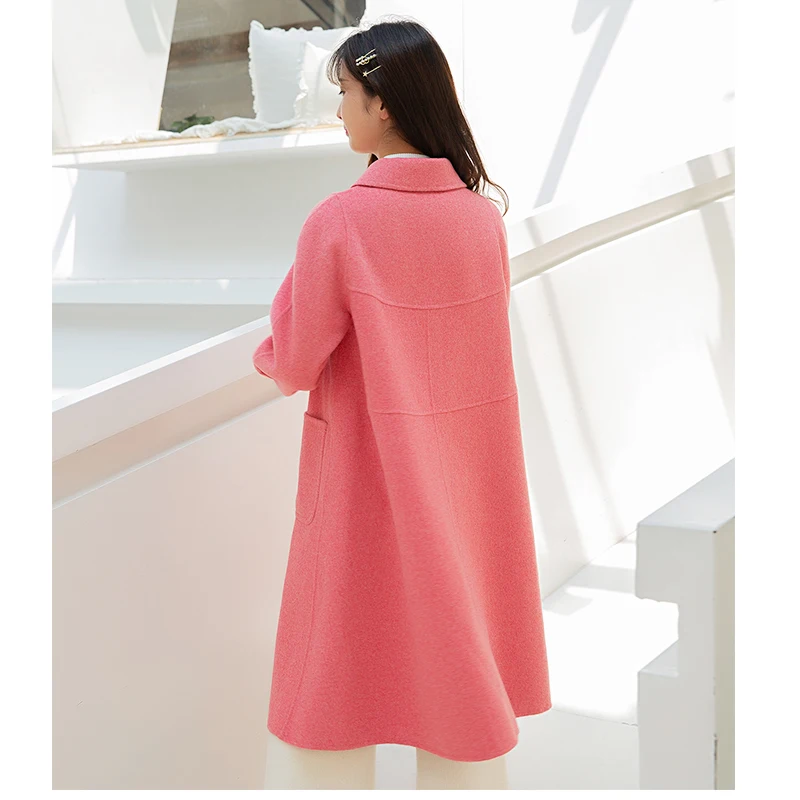 Side Double 100% Wool Coat 2020 Autumn Winter Jacket Women Long Woolen Coats and Jackets Women Korean Outwear MY3643 en s s
Side Double 100% Wool Coat 2020 Autumn Winter Jacket Women Long Woolen Coats and Jackets Women Korean Outwear MY3643 en s s