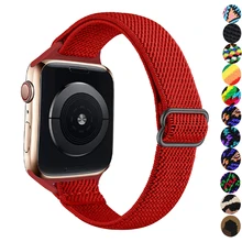 Slim Nylon Strap for Apple watch band 45mm 41mm 38mm Adjustable Elastic Sports solo Loop watchband iWatch Series 7 bracelet
Slim Nylon Strap for Apple watch band 45mm 41mm 38mm Adjustable Elastic Sports solo Loop watchband iWatch Series 7 bracelet