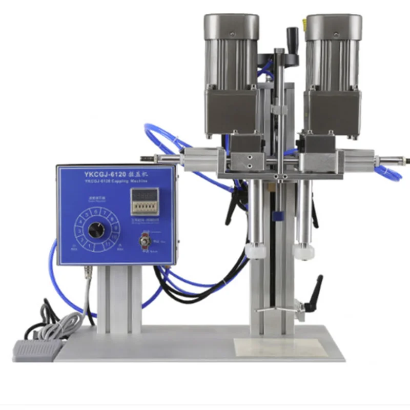 Automatic pneumatic capping machine for cosmetics, bottle capping machine, laundry liquid capping machine
Automatic pneumatic capping machine for cosmetics, bottle capping machine, laundry liquid capping machine