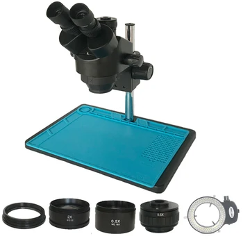 2020 New Arrival 3.5X-90X Trinocular Stereo Zoom simul-focal Microscope 0.5X Objective Lens soldering industrial microscopio
2020 New Arrival 3.5X-90X Trinocular Stereo Zoom simul-focal Microscope 0.5X Objective Lens soldering industrial microscopio