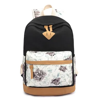 50# Classic Floral Printed Travel Backpack For Women Canvas School Backpack For Teenager Large Capacity Backpack Female Rucksack
50# Classic Floral Printed Travel Backpack For Women Canvas School Backpack For Teenager Large Capacity Backpack Female Rucksack