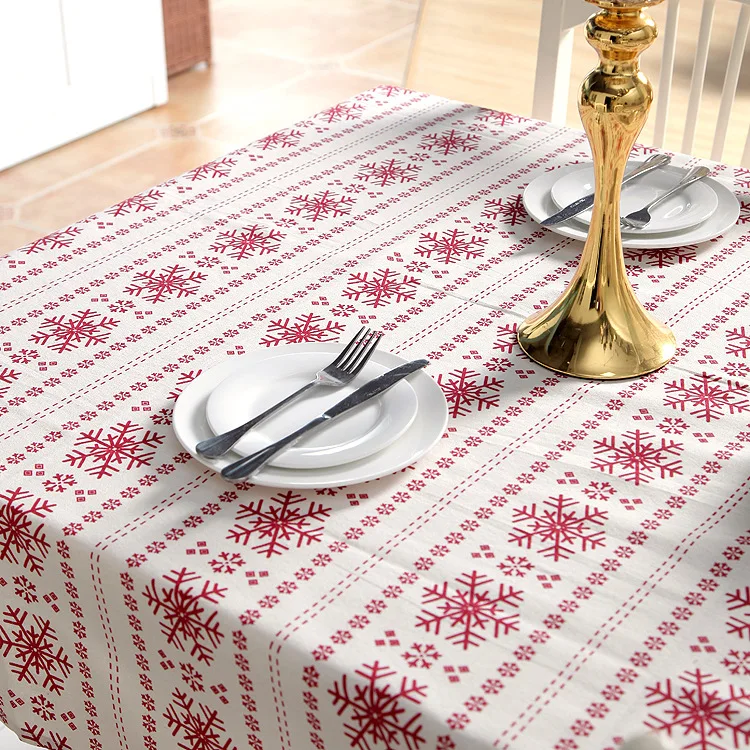 Simple terylene red snow Christmas tablecloth printed tea table tablecloth table cloth Home Outdoor
Simple terylene red snow Christmas tablecloth printed tea table tablecloth table cloth Home Outdoor