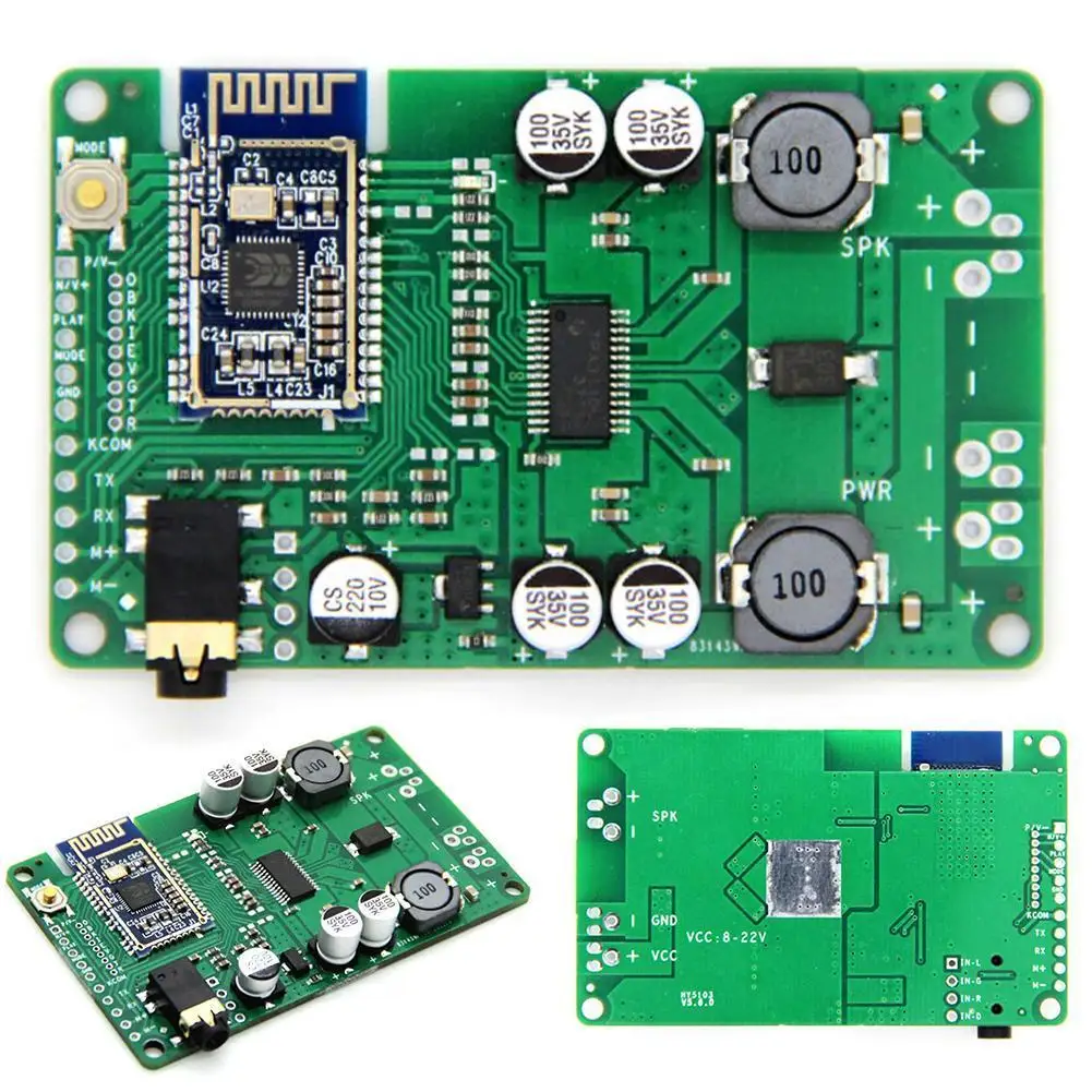 1pcs TWS Bluetooth 5.0 Power Amplifier Board 30W / Notebook Mono Support Stereo Module Supply Power 20W Audio Adapter Power V5R9
1pcs TWS Bluetooth 5.0 Power Amplifier Board 30W / Notebook Mono Support Stereo Module Supply Power 20W Audio Adapter Power V5R9
