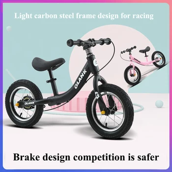 3-6 Years Old Children's Balance Bicycle Children's Scooter Carbon Bike High Quality Two-wheeled 12-inch Wheels with Brakes
3-6 Years Old Children's Balance Bicycle Children's Scooter Carbon Bike High Quality Two-wheeled 12-inch Wheels with Brakes