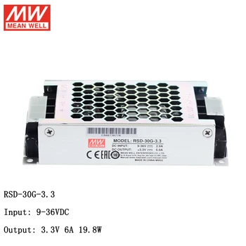 MEAN WELL RSD-30G-3.3 9~36V DC to 3.3V DC 6A 20W Reliable Railway DC-DC Converter Switching Power Supply 3.3VDC Transformer
MEAN WELL RSD-30G-3.3 9~36V DC to 3.3V DC 6A 20W Reliable Railway DC-DC Converter Switching Power Supply 3.3VDC Transformer