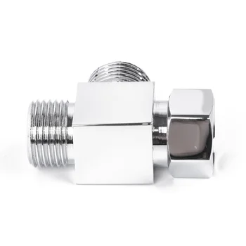 G1/2inch Universal Hand Shower Hose Splitter Brass 3-Way Diverter T Adapter Water Valve Removable Home Improvement
G1/2inch Universal Hand Shower Hose Splitter Brass 3-Way Diverter T Adapter Water Valve Removable Home Improvement