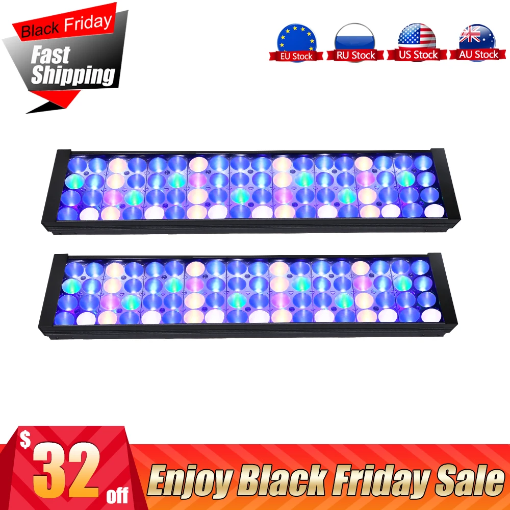 DSunY 2PCS Led Aquarium Lighting led marine aquarium full spectrum led aquarium light 48" 60" Coral SPS LPS Fish Tank MJ4BP2
DSunY 2PCS Led Aquarium Lighting led marine aquarium full spectrum led aquarium light 48" 60" Coral SPS LPS Fish Tank MJ4BP2