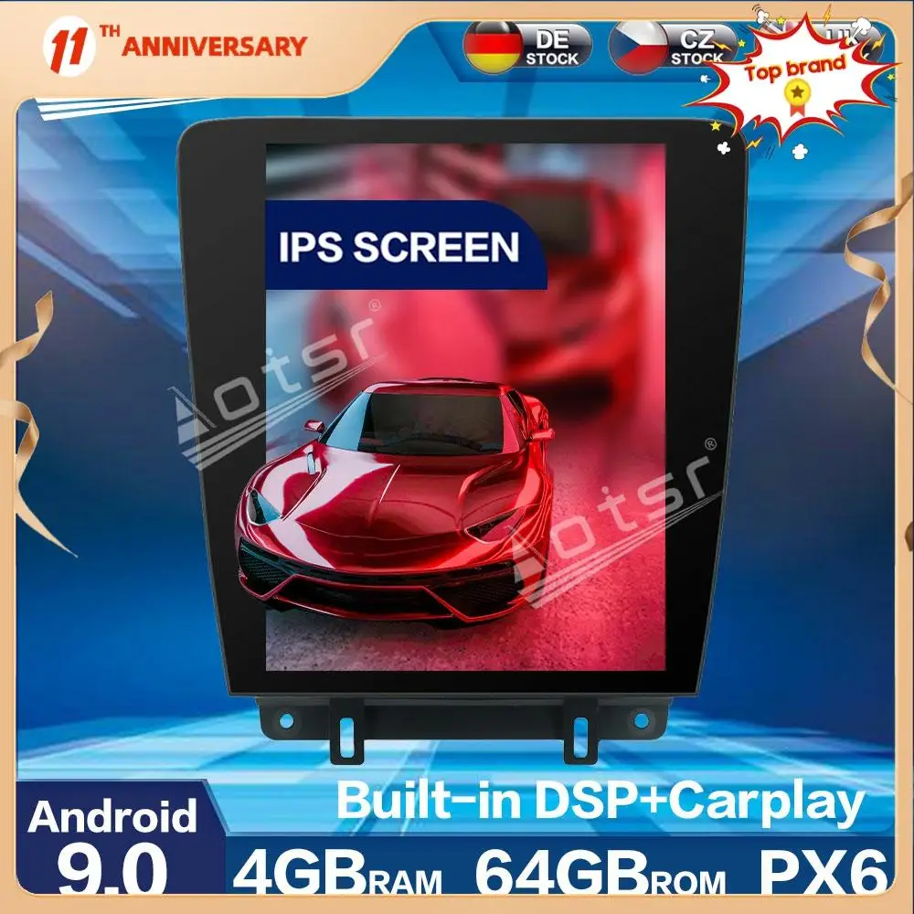 12.1 inch Vertical Tesla PX6 Android 9.0 4G + 64GB Car Radio Player For Ford Mustang 2010-2014 Car GPS Navigation DSP Carplay
12.1 inch Vertical Tesla PX6 Android 9.0 4G + 64GB Car Radio Player For Ford Mustang 2010-2014 Car GPS Navigation DSP Carplay