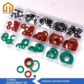 Red Silicone VMQ Gasket Assortment Set Spare Sealing O-Rings Black NBR Green Fluoro Viton FKM Kits 15 Sizes 170PCS/ SET
Red Silicone VMQ Gasket Assortment Set Spare Sealing O-Rings Black NBR Green Fluoro Viton FKM Kits 15 Sizes 170PCS/ SET