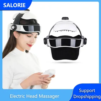 

Electric Head Massager Scalp Relax Brain Acupuncture Points Acupoint Helmet Brain Relax Relieve Stress Nerve Massage Stimulator