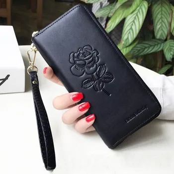

2020 Fashion Ladies Wallet Wristband Long Clutch Wallet Zipper Purse Big Capacity Phone Pocket Card Holder Carteira Feminina
