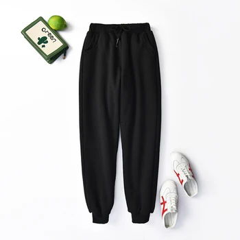2019 Winter Women cotton thickening velvet Warm sweatpants Casual White Stitching Closed Comfy Sweatpants Leisure Trousers Pants
2019 Winter Women cotton thickening velvet Warm sweatpants Casual White Stitching Closed Comfy Sweatpants Leisure Trousers Pants