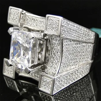 FDLK 2020 New Men Women Fashion Jewelry Princess Cut 2CT White Crystal Cz Engagement Wedding Band Ring Size 5 6 7 8 9 10 11 12
FDLK 2020 New Men Women Fashion Jewelry Princess Cut 2CT White Crystal Cz Engagement Wedding Band Ring Size 5 6 7 8 9 10 11 12