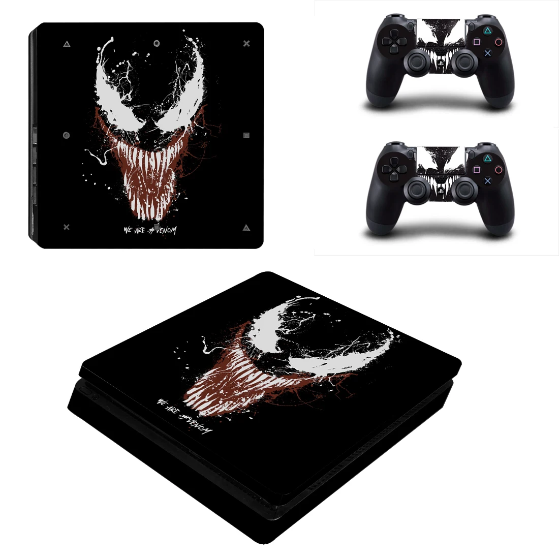 Venon Style Skin Sticker for PS4 Slim Console & Controllers Decal Vinyl Skins Cover Game Accessories YSP4S-3577
Venon Style Skin Sticker for PS4 Slim Console & Controllers Decal Vinyl Skins Cover Game Accessories YSP4S-3577