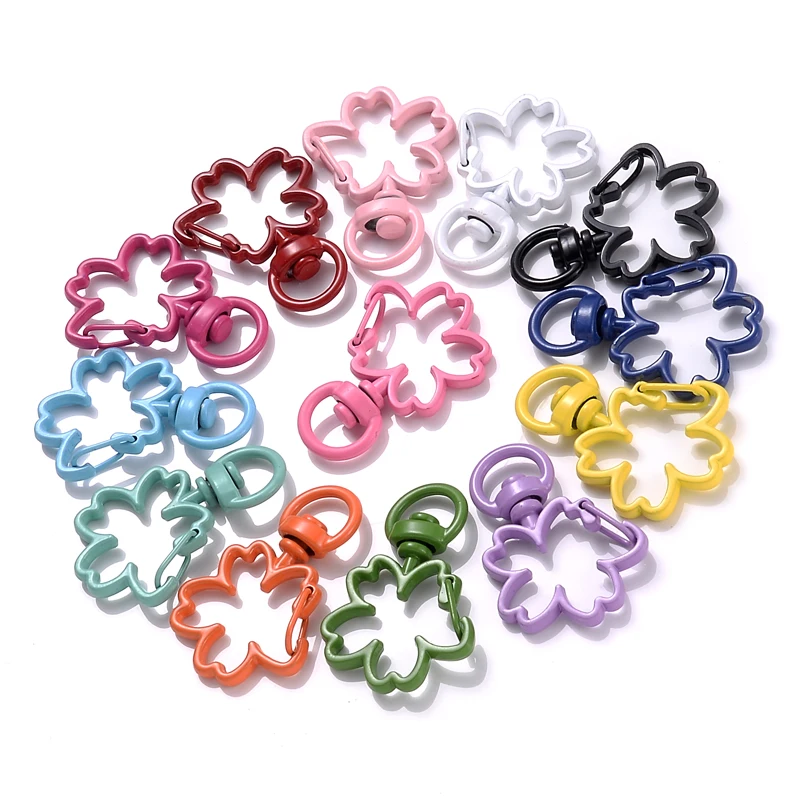 10Pcs 34x24mm Zinc Alloy Keychain Flower Buckle Head Lobster Buckle Special-Shaped Dog Buckle DIY Spray Paint Color Jewelry
10Pcs 34x24mm Zinc Alloy Keychain Flower Buckle Head Lobster Buckle Special-Shaped Dog Buckle DIY Spray Paint Color Jewelry