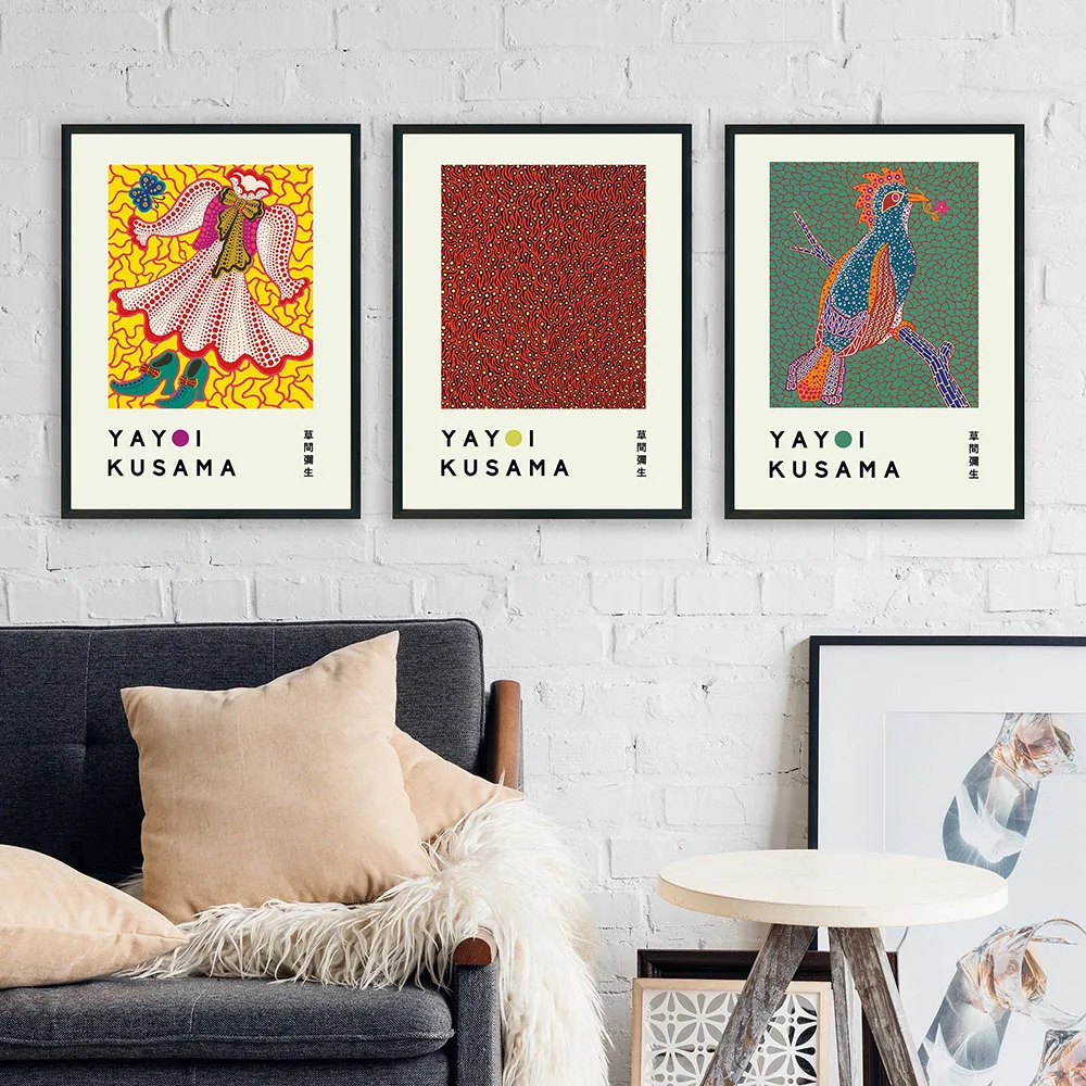Yayoi Kusama Japanese Art Exhibition Posters and Prints Gallery Wall Picture Museum Canvas Living Room Home Decoration Painting
Yayoi Kusama Japanese Art Exhibition Posters and Prints Gallery Wall Picture Museum Canvas Living Room Home Decoration Painting