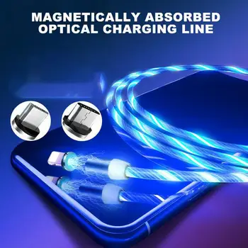 Circular Magnetic Streamer Data Line Magical Glow Nighttime Mobile Phone Charging Cable For Apple Android Typec
Circular Magnetic Streamer Data Line Magical Glow Nighttime Mobile Phone Charging Cable For Apple Android Typec