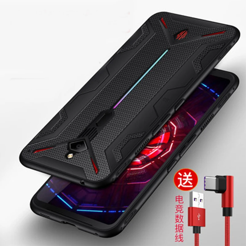 Luxury Silicone Case for Nubia Red Magic 3 Armor Case Protective Game Cover Phone Shell Red Magic3 Funda Skin free USB Cable
Luxury Silicone Case for Nubia Red Magic 3 Armor Case Protective Game Cover Phone Shell Red Magic3 Funda Skin free USB Cable