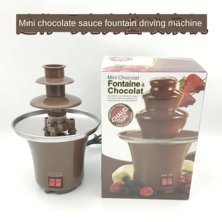 Mini DIY Chocolate Machine Fountain Driving Machine Waterfall Plasma Thawing Machine Melting Tower Chocolate Machine
Mini DIY Chocolate Machine Fountain Driving Machine Waterfall Plasma Thawing Machine Melting Tower Chocolate Machine