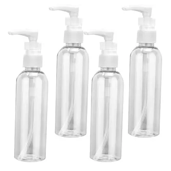 4pcs 100ml Press Pump Cosmetic Bottle Portable Cosmetic Empty Shampoo Bottle Travel Lotion Storage Bottle (Transparent White)
4pcs 100ml Press Pump Cosmetic Bottle Portable Cosmetic Empty Shampoo Bottle Travel Lotion Storage Bottle (Transparent White)