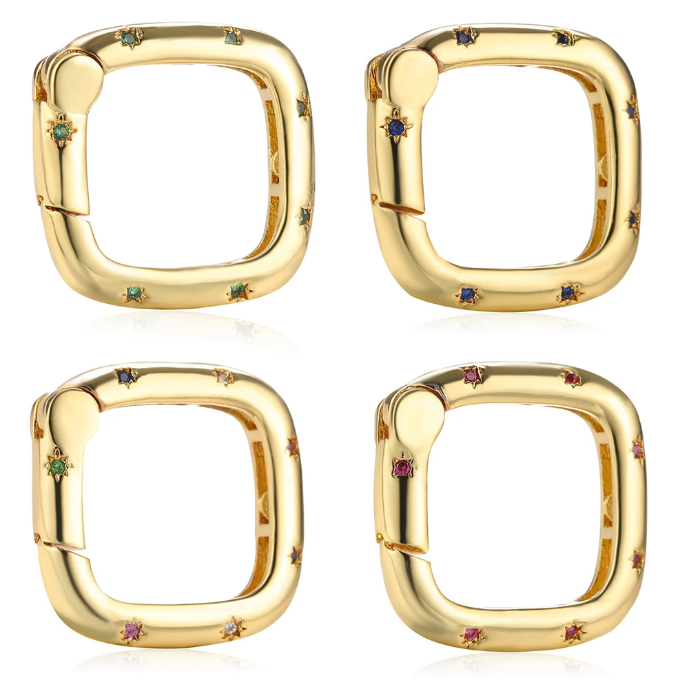 New DIY Jewelry Making Gold Color Clasp CZ Lock Hook Button Screw Clasps For DIY Luxury Necklace Bracelet Hand Made Accessories
New DIY Jewelry Making Gold Color Clasp CZ Lock Hook Button Screw Clasps For DIY Luxury Necklace Bracelet Hand Made Accessories