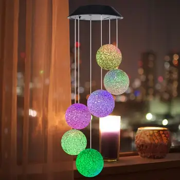 Portable Windbell Light Retro Solar Powered LED Wind Chimes Color Changing Light Outdoor Garden Balcony Pathway Decor Lamp
Portable Windbell Light Retro Solar Powered LED Wind Chimes Color Changing Light Outdoor Garden Balcony Pathway Decor Lamp