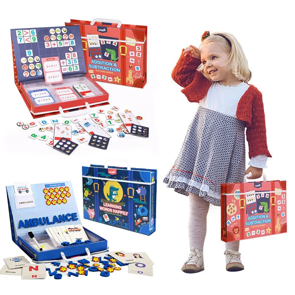 High-quality Magnetic Toy Set With Letters Numbers Magnetic Board Two Styles Educational Toy Set For Kids Children Toddlers
High-quality Magnetic Toy Set With Letters Numbers Magnetic Board Two Styles Educational Toy Set For Kids Children Toddlers
