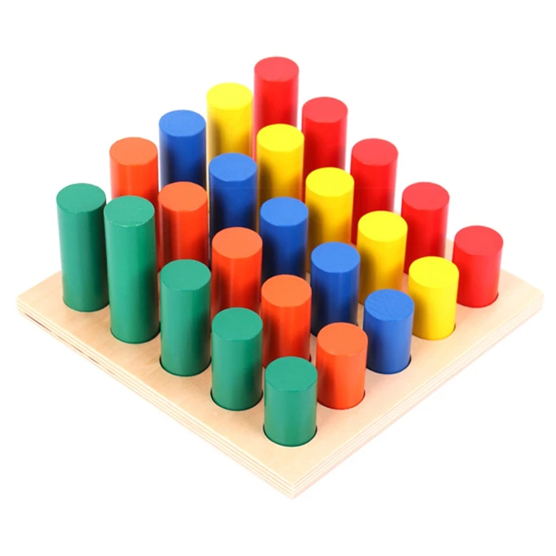 Montessori Children Sensory Integration Training Kindergarten Teaching Aids Colorful Cylinder Ladder Blocks Kids Puzzle
Montessori Children Sensory Integration Training Kindergarten Teaching Aids Colorful Cylinder Ladder Blocks Kids Puzzle