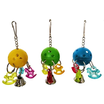 Plastic Ball Chain Parrot Toys Bell Biting Chewing Birds Pet Toy Cage Hanging Decoration Bird Toys Pet Supplies
Plastic Ball Chain Parrot Toys Bell Biting Chewing Birds Pet Toy Cage Hanging Decoration Bird Toys Pet Supplies