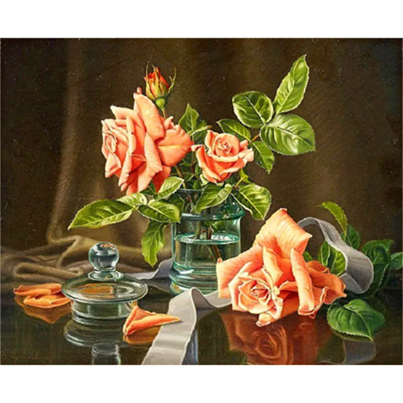 BAISITE DIY Painting By Numbers Hand Painted Canvas Flower Modern Wall Picture Art For Living Room Home Decoration OTG6434
BAISITE DIY Painting By Numbers Hand Painted Canvas Flower Modern Wall Picture Art For Living Room Home Decoration OTG6434