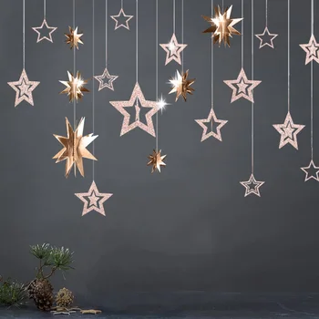 7pcs Twinkle Star Paper Garland Banner Baby Shower Boy Girl Birthday Party Decorations Kids Adult Wedding Decor Party Supplies
7pcs Twinkle Star Paper Garland Banner Baby Shower Boy Girl Birthday Party Decorations Kids Adult Wedding Decor Party Supplies